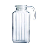 Quadro Glass Jug with Lid 1.1L,